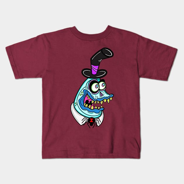 Mayor of Halloween Town Kids T-Shirt by OrneryDevilDesign